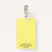 Telegeneeskunde Verpleegkundige Geel Badge (Achterkant met clip)