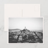 Telegraafheuvel San Francisco Coit Tower Briefkaart (Voorkant / Achterkant)