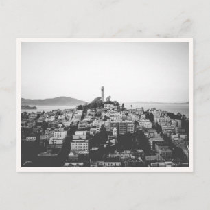 Telegraafheuvel San Francisco Coit Tower Briefkaart