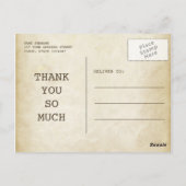 Telegram Bedankt kaarten voor de bruiloft (Achterkant)