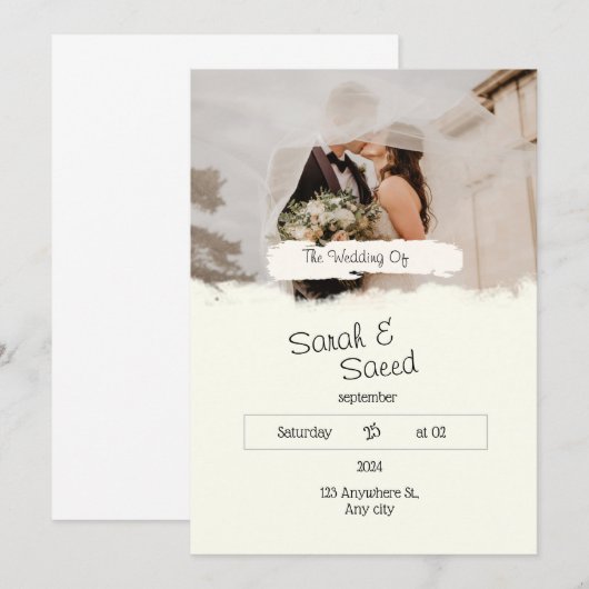 Telegram "Droombruiloft" Kaart (Voorkant / Achterkant)