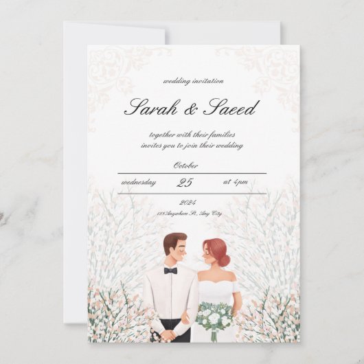 Telegram "Droombruiloft" Kaart (Voorkant)