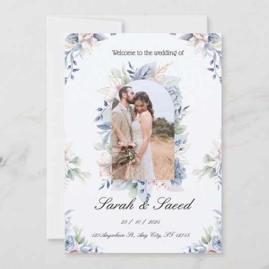 Telegram "Droombruiloft" Kaart (Voorkant)