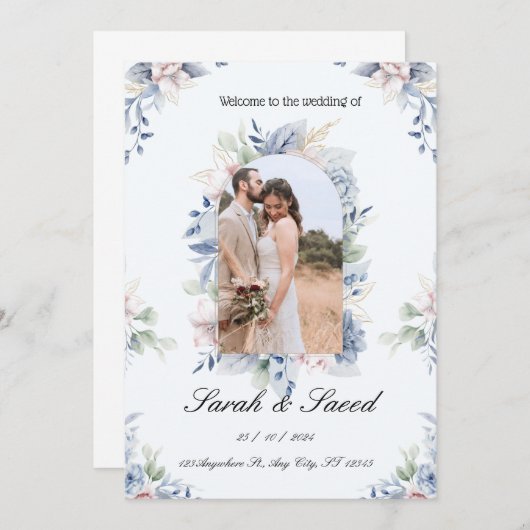 Telegram "Droombruiloft" Kaart (Voorkant / Achterkant)