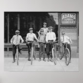 Telegram Messenger Boys, 1911.  foto Poster (Voorkant)