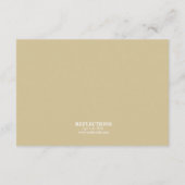  Telegram Style Wedding Reception Enclosure Informatiekaartje (Achterkant)