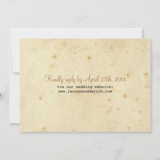  Telegram-uitnodigingskaart Kaart (Achterkant)