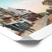 Telegraph Ave., Berkeley, California Postc Poster (Hoek)