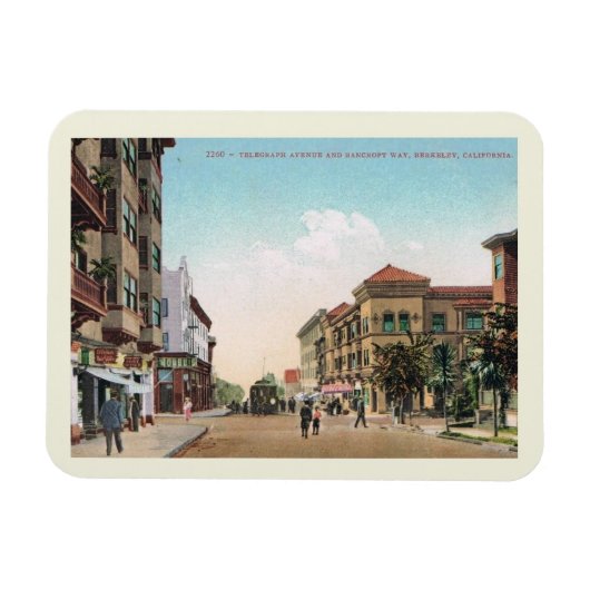 Telegraph Ave., Berkeley, California  Style Magneet (Horizontaal)