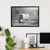 Telegraph Battery Wagon bij Petersburg 1864 Poster (Thuiskantoor)