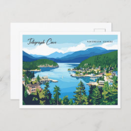 Telegraph Cove Vancouver Canada Reizen Briefkaart