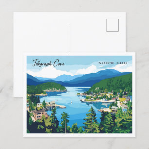 Telegraph Cove Vancouver Canada Reizen Briefkaart