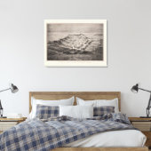 Telegraph Hill stelde een architecturale behandeli Canvas Afdruk (Insitu (Slaapkamer))