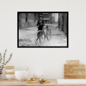 Telegraph Messenger Boy Waco, Texas 1913 Poster (Keuken)