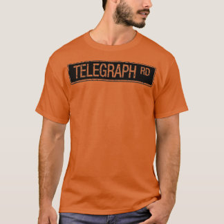 Telegraph Road stencil effect T-shirt