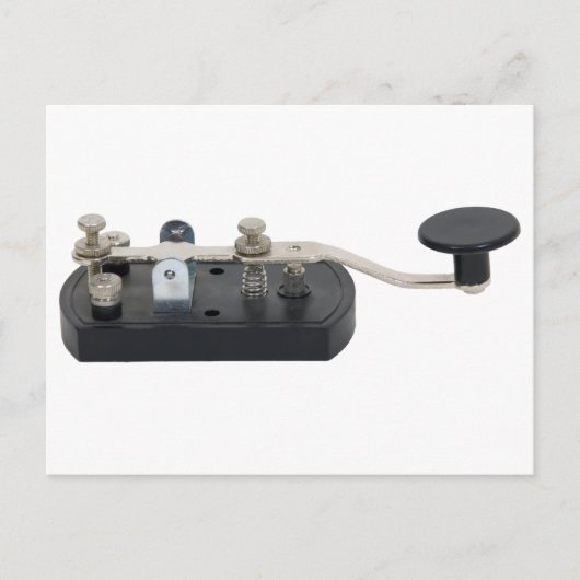 TelegraphKey082609 Briefkaart (Voorkant)