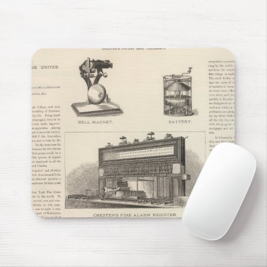 Telegraphy in de Verenigde Staten Muismat (Met muis)