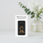 Telehealth Online Medical Services Visitekaartje (Staand voorkant)