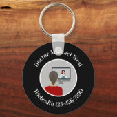 Telehealth promotieprogramma voor artsen sleutelhanger (Voorkant)