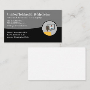 telehealth telecare medische Visitekaartjes