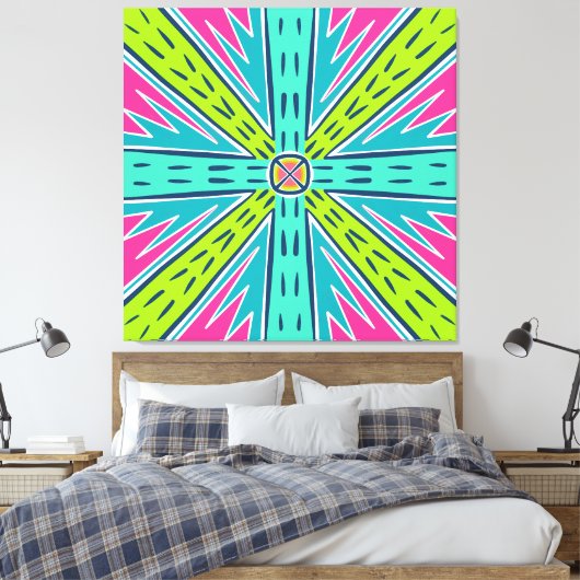 telekinese canvas afdruk (Insitu (Slaapkamer))