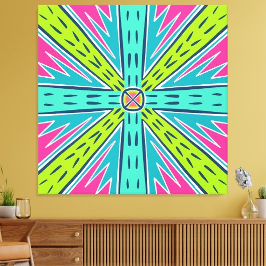 telekinese canvas afdruk (Insitu (Woonkamer))