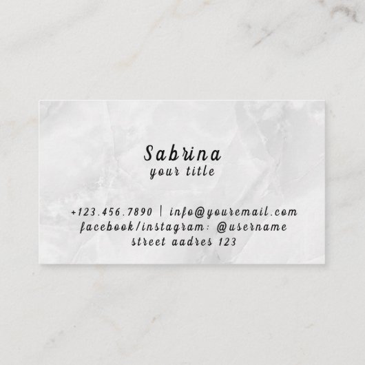 telekinetisch quantum gespecialiseerd visitekaartj visitekaartje (Achterkant)