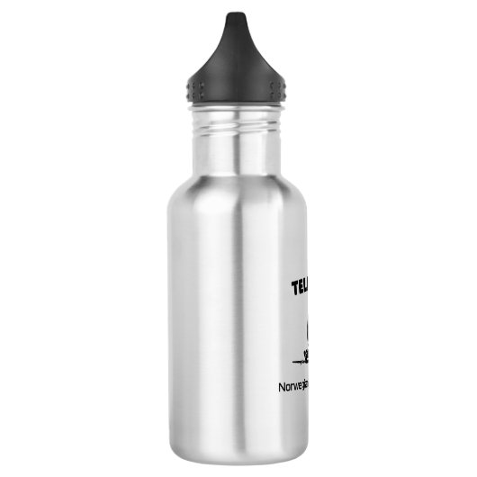 Telemark: Noors voor "Wacht op mij" Waterfles (Links)