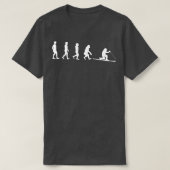 Telemark Skiing Evolution T-shirt (Design voorkant)