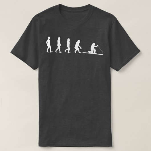 Telemark Skiing Evolution T-shirt (Design voorkant)