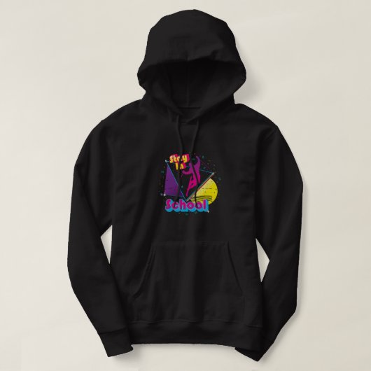 Telemark skiing Moose Skiing Lover Hoodie (Design voorkant)