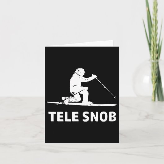Telemark Skiing Snob Kaart (Voorkant)