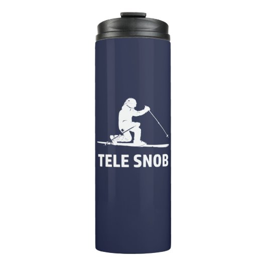 Telemark Skiing Snob Thermosbeker (Voorkant)