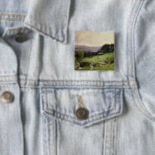 Telemark, Zuid-Noorwegen Vierkante Button 5,1 Cm (In situ)