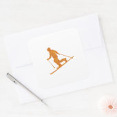 Telemarkering Vierkante Sticker (Envelop)