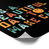 Telemarketer het is een mooie dag om vraag te make poster (Hoek)