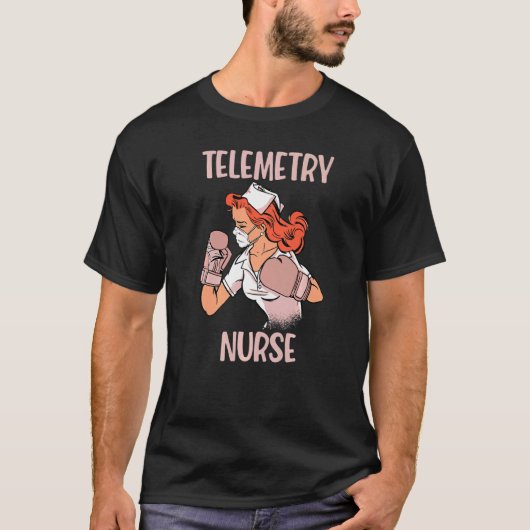 Telemetrie Verpleging handschoenen T-shirt (Voorkant)