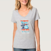 Telemetrie Zuster Life Funny Telemetry Verpleegkun T-shirt (Voorkant)