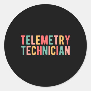 Telemetrietechnicus Beste Telemetrietechnologie Ronde Sticker