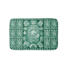 Teleostei schelpen en vissen van Ernst Haeckel Badmat