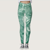 Teleostei schelpen en vissen van Ernst Haeckel Leggings (Voorkant)