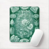 Teleostei schelpen en vissen van Ernst Haeckel Muismat (Met muis)