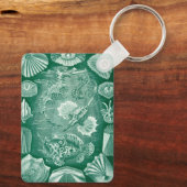  Teleostei schelpen en vissen van Ernst Haeckel Sleutelhanger (Achterkant)