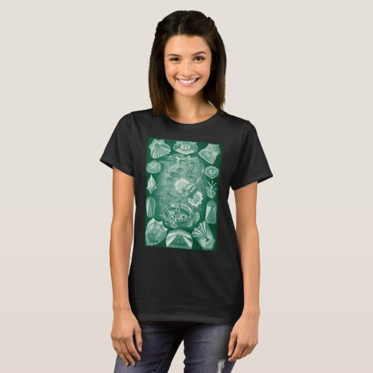 Teleostei schelpen en vissen van Ernst Haeckel T-shirt (Voorkant volledig)