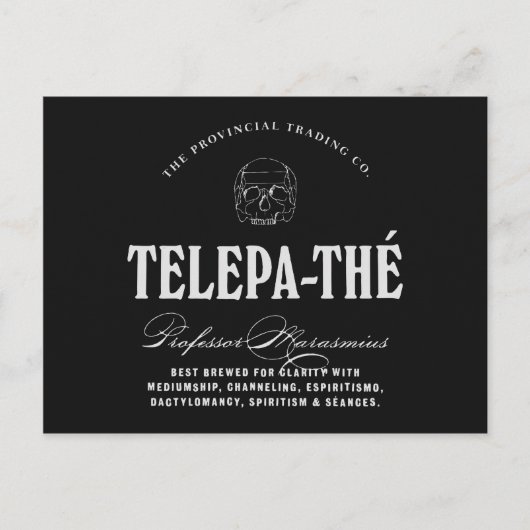 TELEPA-THÉ - briefkaart (Voorkant)