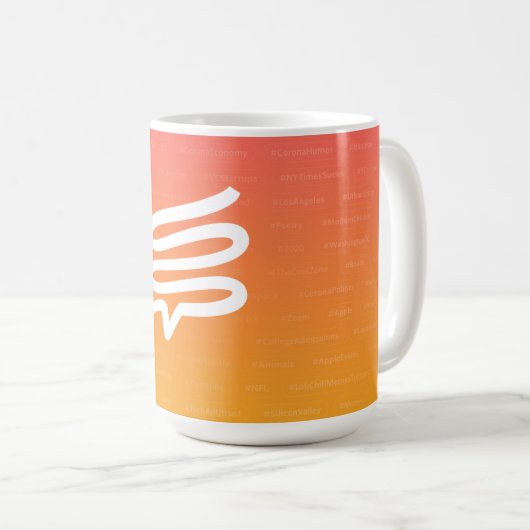 Telepath 15 oz. mok koffie (Voorkant rechts)