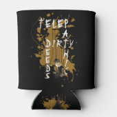 Telepathic Dirty Deeds Rock en Roll Mind Games Blikjeskoeler (Achterkant)