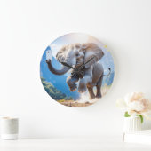 TELEPHANT - Wall Clock Grote Klok (Huis)