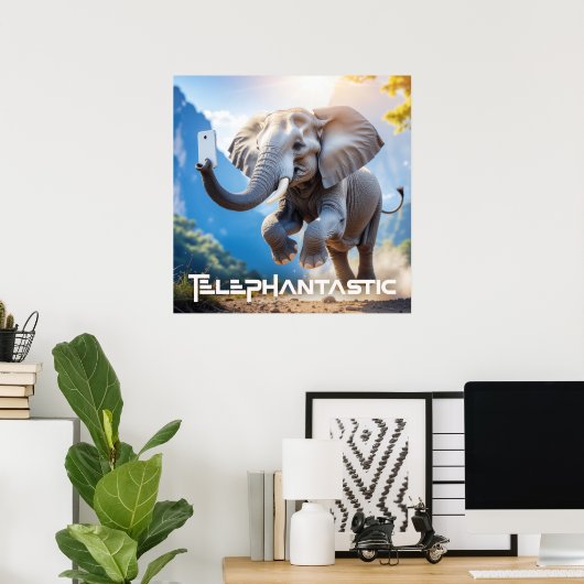 TELEPHANTASTIC - POSTER (Thuiskantoor)