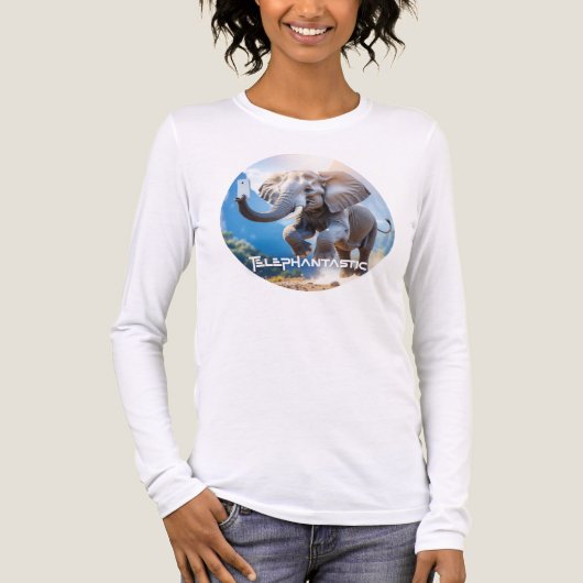 TELEPHANTASTISCH - Tri-Blend SHIRT (Voorkant volledig)